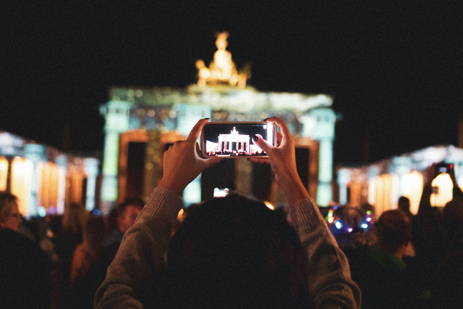 person holding smartphone