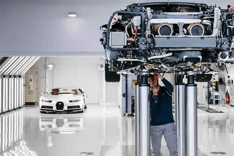 Bugatti Chiron Produktion