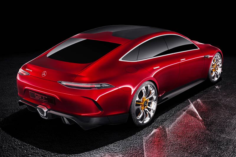 Mercedes-AMG GT4 Limousine - Hybrid Sportwagen mit vier Türen