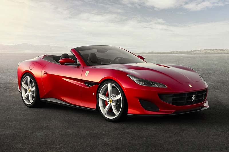 Eine der Neuerscheinungen 2018, der Ferrari Portofino