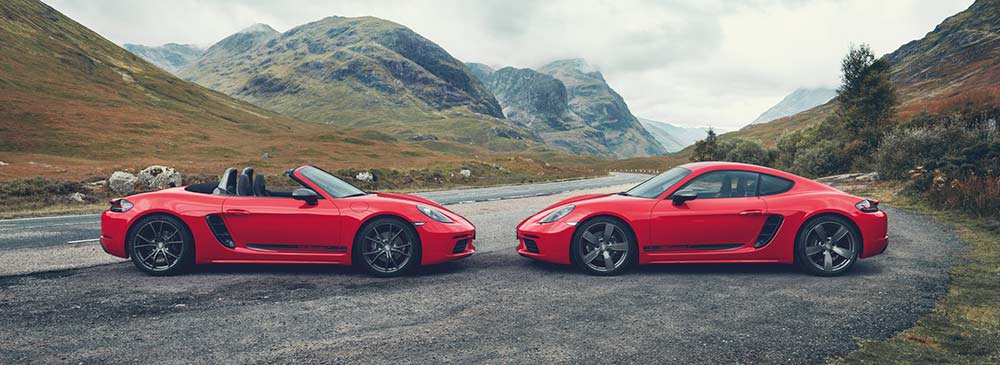 Porsche 718 Boxter und Cayman T