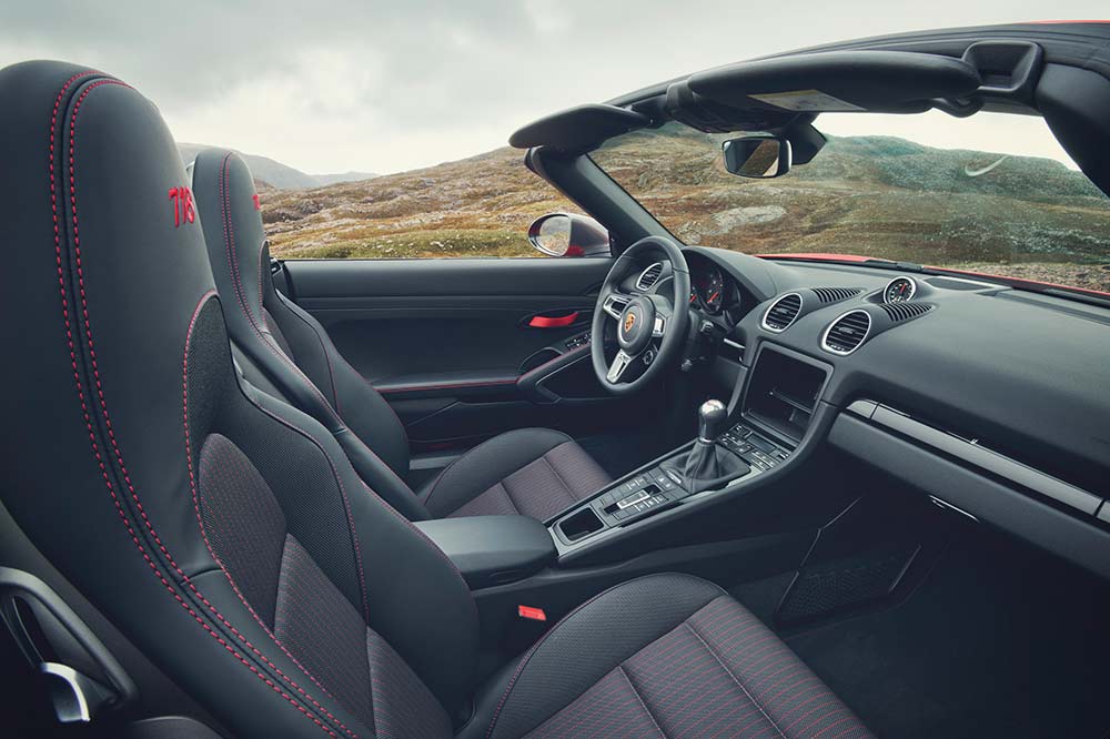 Porsche 718 T Interieur