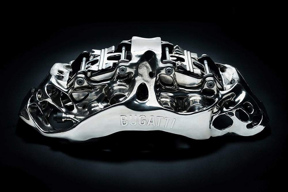 Bugatti Chiron Bremssattel aus Titan