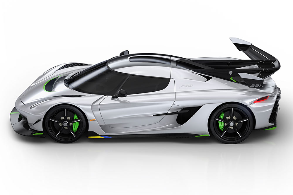 Koenigsegg Jesko Seitenansicht