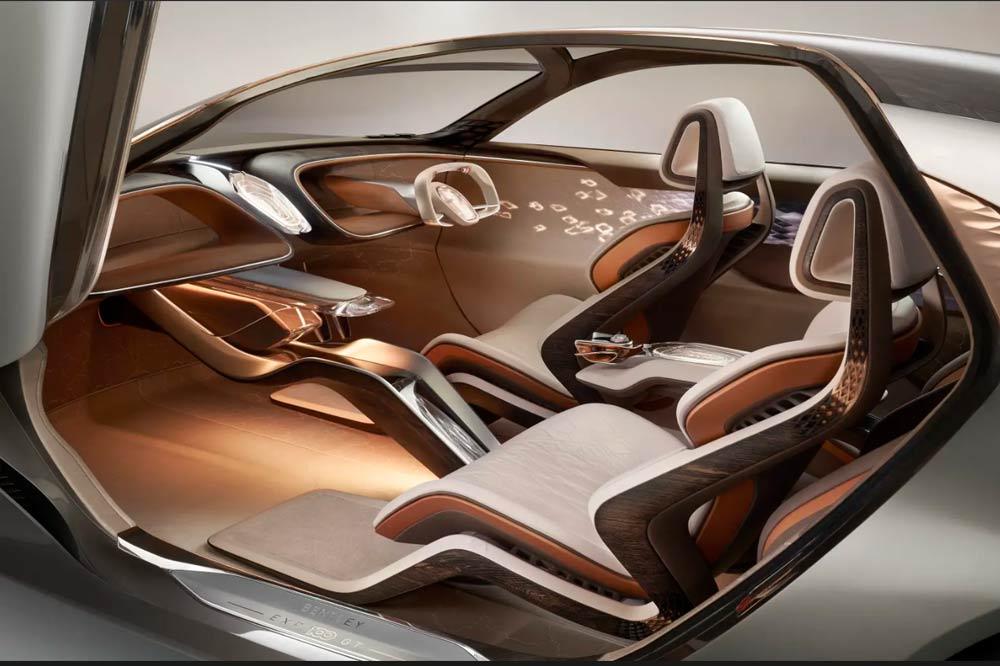 Das Interieur der Elektro-Luxuslimousine