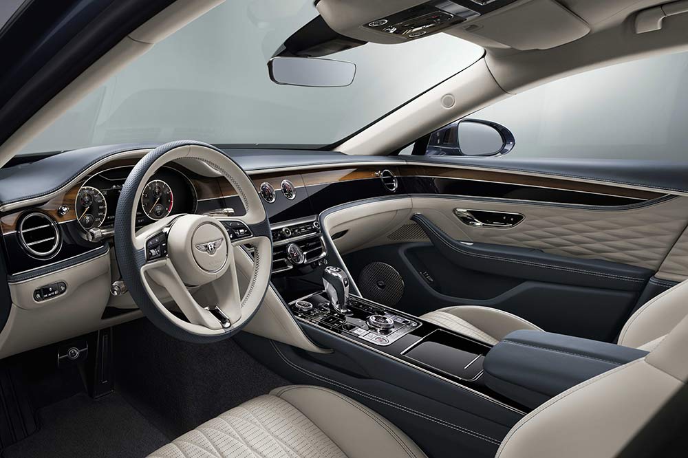 Das edle Interieur des Bentley Flying Spur