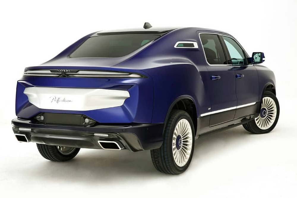 Eine All-Terrain-Luxuslimousine mit ausreichend Bodenfreiheit