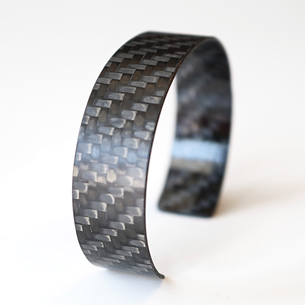 Carbonarmband matt