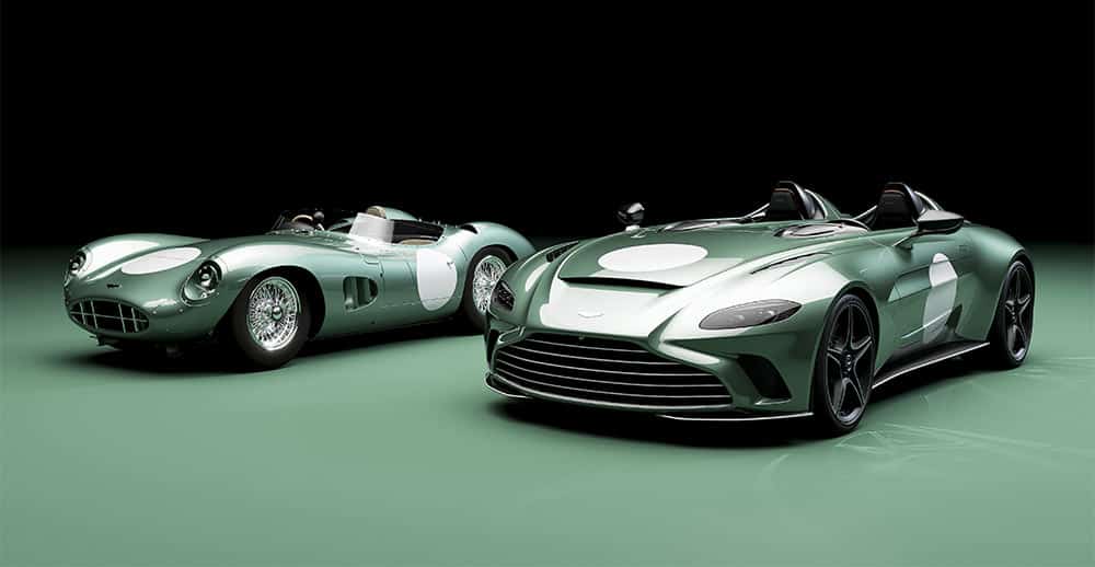 Der DBR1-Rennwagen aus den 50er stand Pate für den neuen Rennwagen ohne Windshield