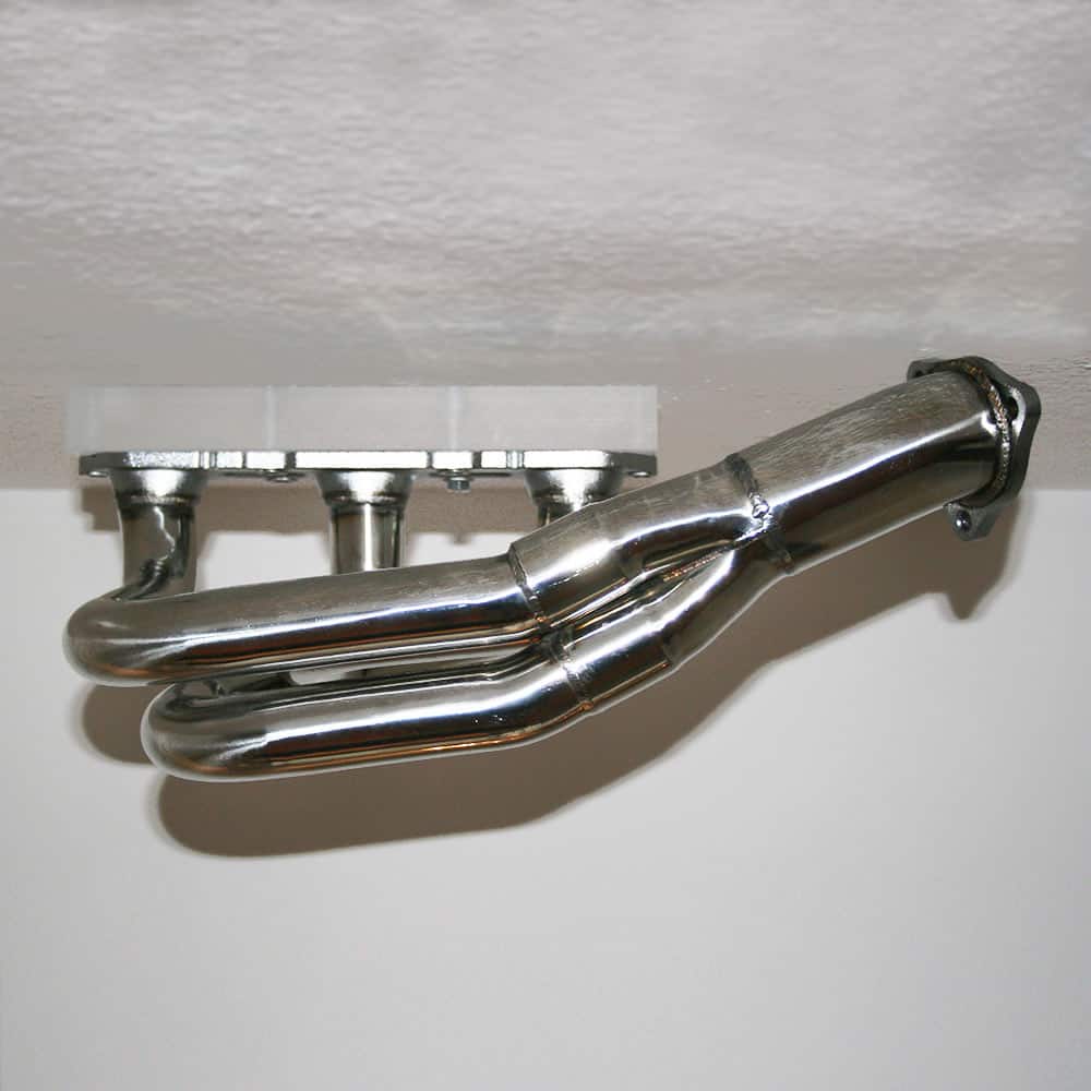 Porsche 911 Edelstahl Fächerkrümmer für die Wand