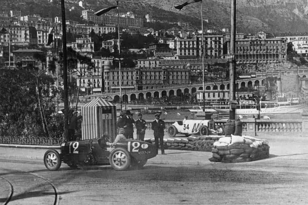 Bugatti siegt beim Grand Prix von Monaco mit seinem Stadtkurs