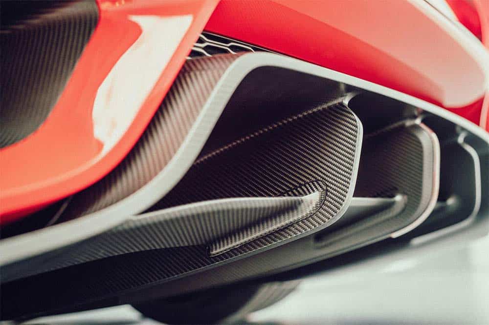 S9-Heckdiffusor aus Carbon